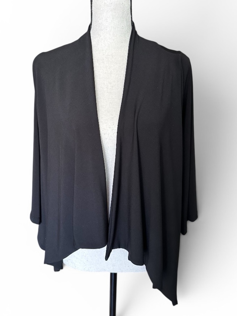 Jonden Open Front Black Jacket Cardigan Size Small